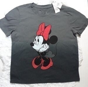 Disney Ombre Minnie Mouse Contemplating T-…